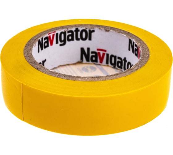 Изолента Navigator NIT-B15-10/Y желтая 71231