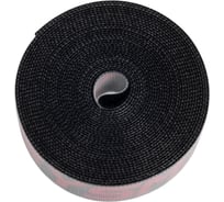 Лента-липучка SYSMATRIX 25 мм черная 5 метров ROL 259BK