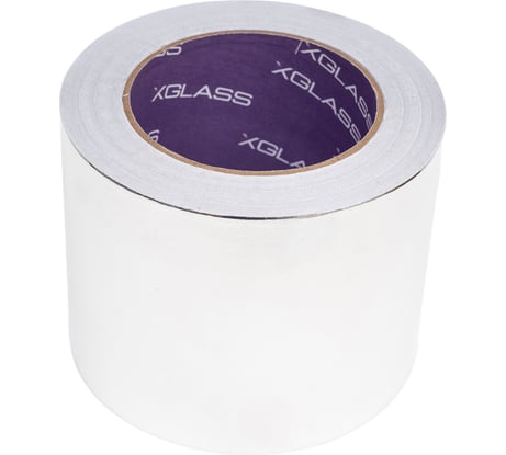 Лента клейкая XGLASS алюминиевая 100мм х 50м 160616