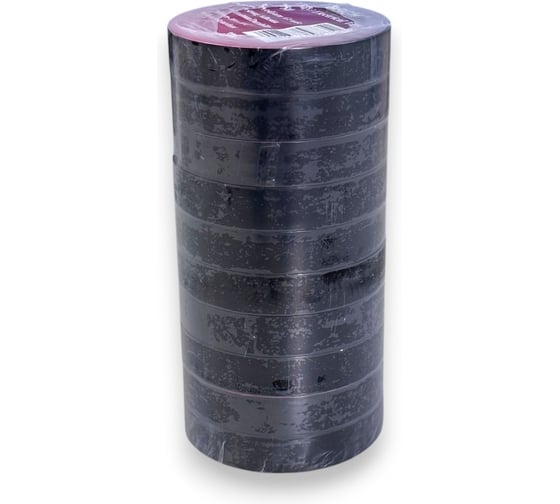 Изолента KRASO 19мм*20м* 0,18мм ПВХ черная (Упаковка 10шт) KSL B