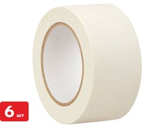 Малярная клейкая лента SAMGRUPP 50 мм х 30 м 6 шт SAMC-076050030-6