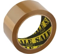 Упаковочная клейкая лента ООО Комус Sale Tape 48 мм х 66 м х 40 мкм, коричневая, 6 шт./уп. 491328