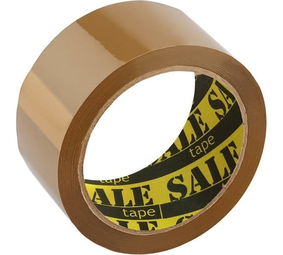 Упаковочная клейкая лента ООО Комус Sale Tape 48 мм х 66 м х 45 мкм, коричневая, 6 шт./уп. 491329