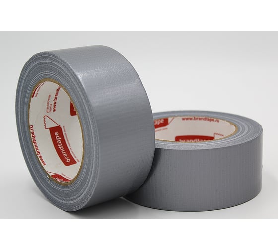 Армированная клейкая лента Brandtape серая 48мм х 50м (упаковка 2 шт.) 4631177460920