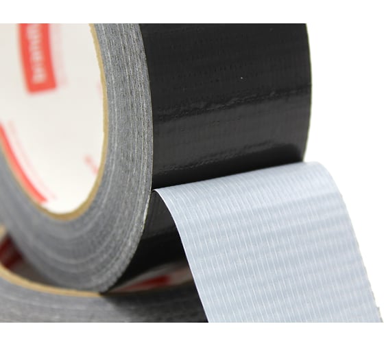 Армированная клейкая лента Brandtape черная 48мм х 50м (упаковка 2 шт.) 4631177460951
