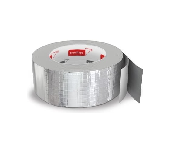Армированная Алюминиевая клейкая лента ООО Брендлента Brandtape 48мм х 10м (упаковка 3 шт.) 4631177460869