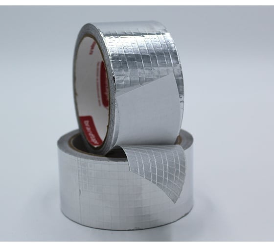 Армированная Алюминиевая клейка лента Brandtape 48мм х 10м (упаковка 2 шт.) 4631177460869