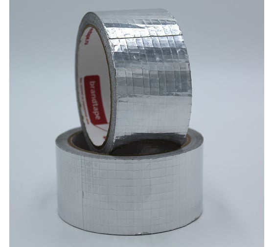 Армированная Алюминиевая клейка лента Brandtape 48мм х 10м (упаковка 2 шт.) 4631177460869