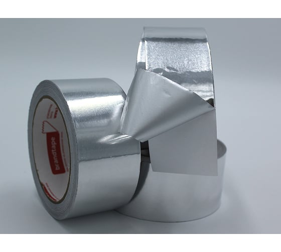 Алюминиевая клейка лента Brandtape 48мм х 25м (упаковка 2 шт.) 4631177460845
