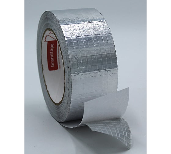 Армированная Алюминиевая клейка лента Brandtape 48мм х 25м (упаковка 1 шт.) 4631177460876