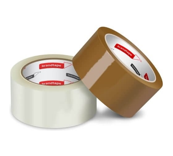Упаковочная клейкая лента ООО Брендлента Brandtape прозрачная 48мм х 150м, 40 мкм (упаковка 5 шт.) 4631177461231