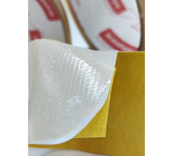 Двухсторонняя клейкая лента Brandtape ткань 36мм х 25м (упаковка 1 шт.) 4631177461026