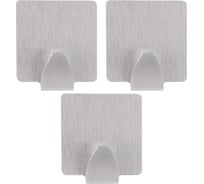 Крючок МУЛЬТИДОМ Квадрат набор 3 шт. мал. NEW VL27-115