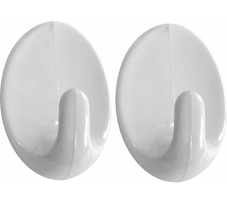 Набор из 2-х крючков МУЛЬТИДОМ Эконом овал SM27-204