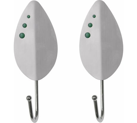 Набор из 2-х крючков МУЛЬТИДОМ Листок мал. SM27-197