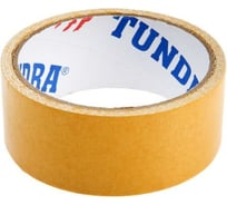 Двусторонняя клейкая лента TUNDRA 36 мм х 5 м, на тканевой основе 4648656
