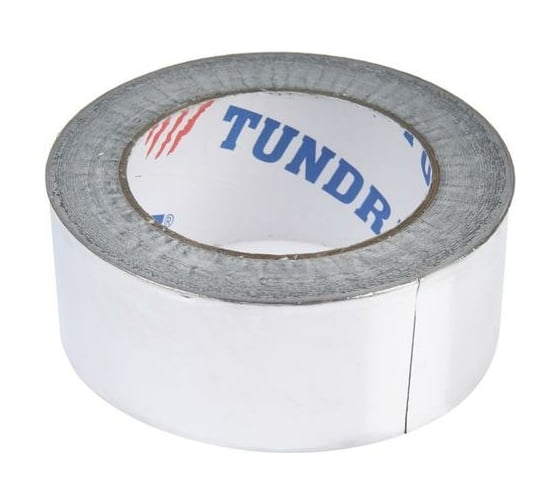 Клейкая алюминиевая лента TUNDRA 25 мкм, 48 мм х 40 м 4161628 1