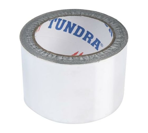 Клейкая алюминиевая лента TUNDRA 25 мкм, 72 мм х 25 м 4161630 1