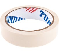 Малярная лента TUNDRA 24 мм x 25 м, самоклеящаяся, бумажная основа 3564108