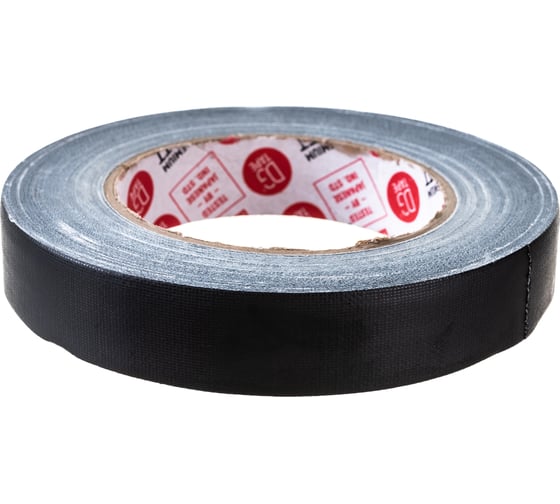 Клейкая лента DGTAPE MATT - Гаффа тейп 25мм/25м - Черный MATT50025/25/B
