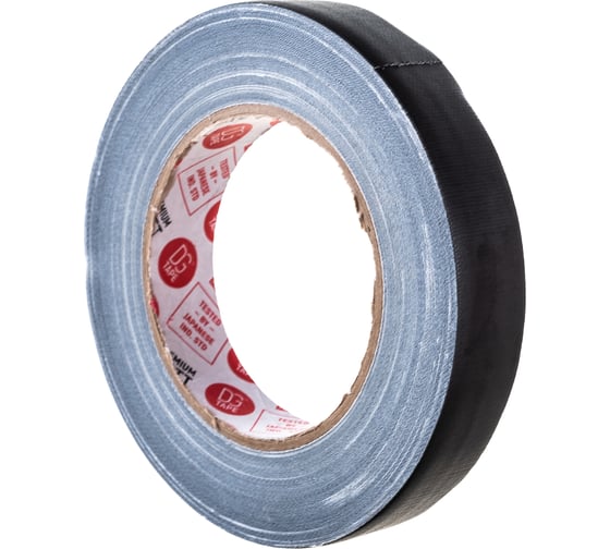 Клейкая лента DGTAPE MATT - Гаффа тейп 25мм/25м - Черный MATT50025/25/B