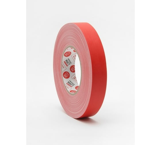 Клейкая лента DGTAPE MATT - Гаффа тейп 25мм/25м - Красный MATT50025/25/R 1
