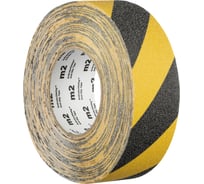 Противоскользящая лента Mehlhose GmbH цвет желто-черный, 100 мм х 18,3 м M1WR100183 19375314