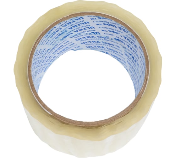 Клейкая лента Ultra tape 72мм, 66м, 40мкм, прозрачная, 4шт/уп 4687206399556 1