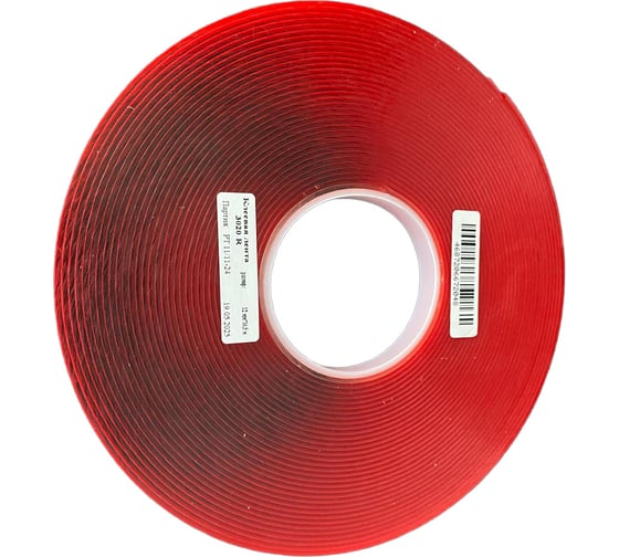 Вспененный акриловый скотч SV Tapes 3020R 12мм, 16,5м, толщиной 2мм VHB 3020R12.16,5