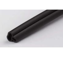 Уплотнитель для алюминиевых окон и дверей KOMFORT москитные системы Р - 5, черный, 15 м УАЧ01500
