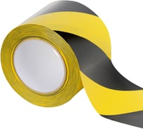 Лента ПВХ для разметки Mehlhose GmbH толщина 150 мкм цвет желто-черный 100 мм х 33 м KMSW10033