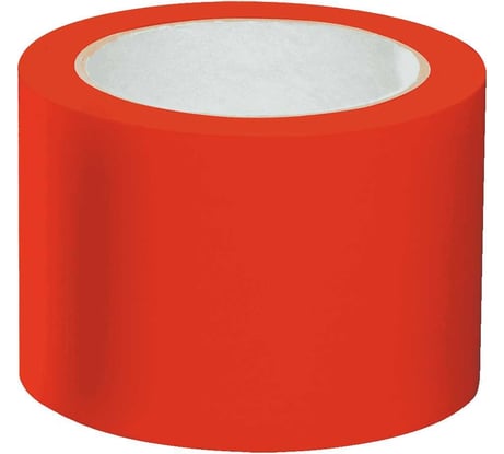 Лента ПВХ для разметки Mehlhose GmbH толщина 150 мкм цвет красный, 75 мм х 33 м KMSR07533