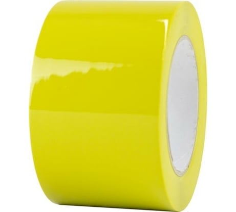 Лента для разметки Mehlhose GmbH ПВХ ОПП толщина 190 мкм цвет желтый, 75 мм х 33 м KMLG07533