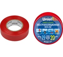 Изоляционная лента Uniel 20/19/01 RED UIT-135P 4479
