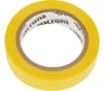 Изолента ПВХ KRANZ 0,13х15 мм, 10 м, желтая KR-09-2002