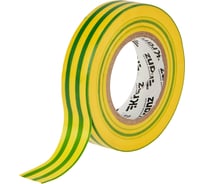 Изолента ПВХ KRANZ 0,13х19 мм, 25 м, желто-зеленая KR-09-2207