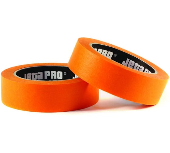 Лента маскирующая Jeta PRO ORANGE JETAPRO 80С-30мин, оранжевая, 25ммx45м 58280/25