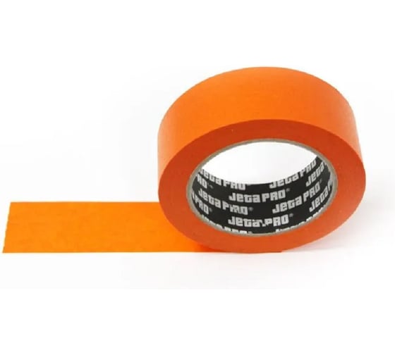 Лента маскирующая Jeta PRO ORANGE JETAPRO 80С-30мин, оранжевая, 25ммx45м 58280/25