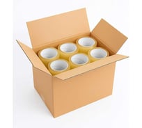 Клейкая лента упаковочная ПАРТНЕРПАК 50м 36 штук ВИ-2023_36шт