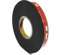 Сверхсильная двусторонняя клейкая лента 3М, VHB, 12мм х 5м, черная 5952F125