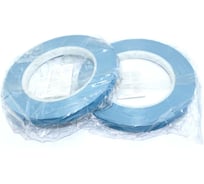 Синий двусторонний термоскотч AMPERIN 10 мм, 50 м 2 шт 112151