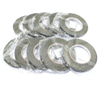 Электротехническая изоляционная ацетатная лента AMPERIN тканевый скотч, 25мм, 30 м 10 шт 112310