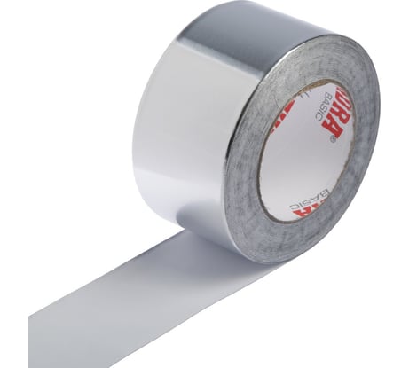 Клейкая алюминиевая лента TUNDRA 25 мкм, 72 мм х 50 м 4161632