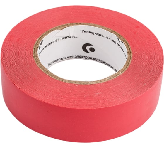 Изолента REDMARK 19 мм х 20 м, цв. красный RM19R20