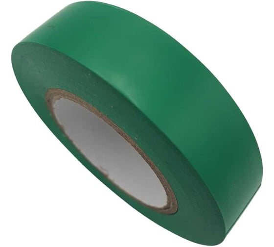 Изолента ООО ОПТИКОМ ЭЛЕКТРИК ПВХ 0.13x15x20 зеленая 180.16-10 1