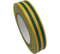 Изолента ООО ОПТИКОМ ЭЛЕКТРИК ПВХ 0.13x15x20 зеленая/желтая 180.17-10