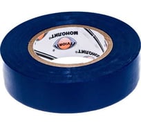 Изолента Monolit ПВХ, синяя, 19ммх20м, 10шт 1238