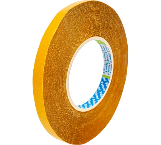 Двусторонняя лента Folsen PET 12 мм x 50 м, прозрачная, Extra 035415012