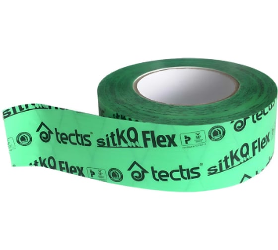 Армированная клейкая лента для склейки мембраны и пароизоляции Tectis Sitko Flex 50 мм х 25 м 07523