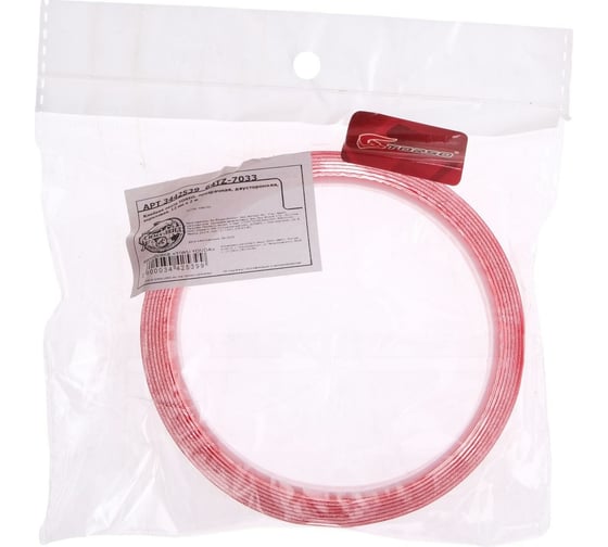 Прозрачная, двусторонняя, акриловая клейкая лента TORSO 12 мм x 2 м 3442539